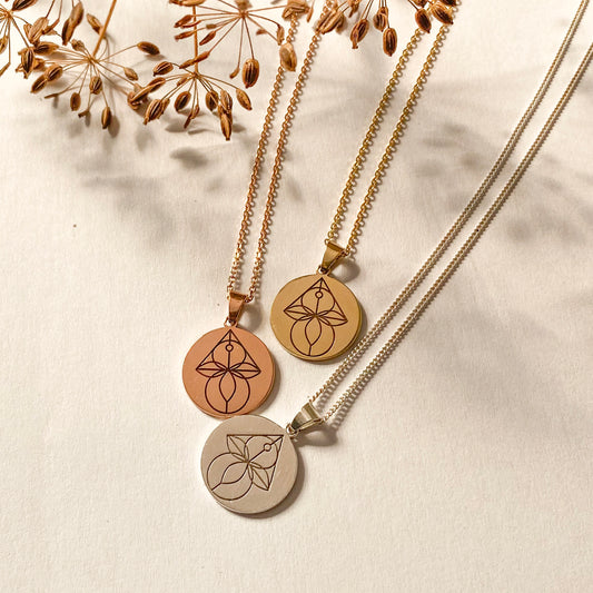 Embrella's range of high end sterling silver and solid gold necklace gifts