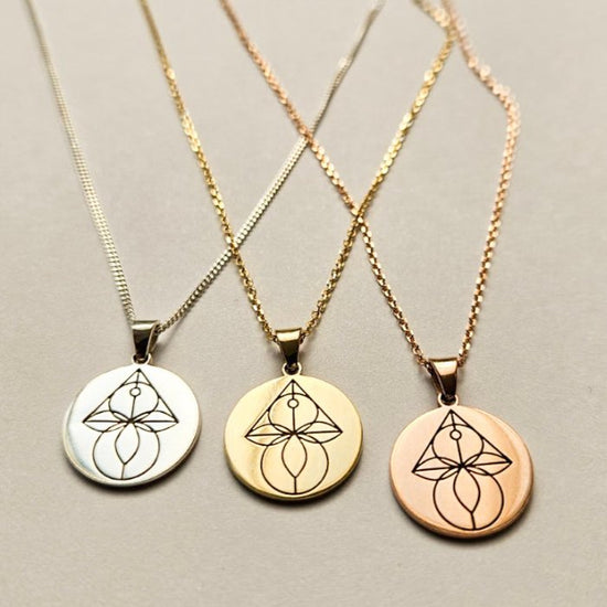 Embrella symbolic infertility, miscarriage & loss necklace